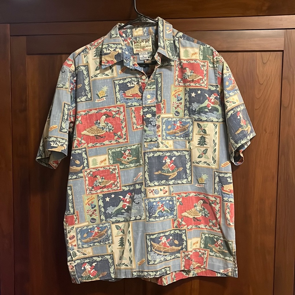 Limited Edition Reyn Spooner 2003 Mele Kalikimaka Hawaiian Shirt Christmas